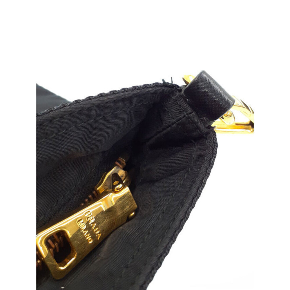 PRADA Logo Jacquard Shoulder Bag - Picture 7 of 9